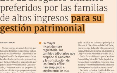 Eduardo Torretti y Sebastián Martínez-Conde reconocidos dentro de los 22 abogados chilenos preferidos por las familias de altos ingresos para su gestión patrimonial
