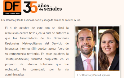 DF- TAX – La Multijurisdicción Sin Dictacion De Ley. Un Error Del Sii.