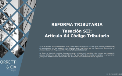 Tax Pop Up – Reforma Tributaria – Condonación TGR, término anticipado de juicios tributarios y fiscalización SII